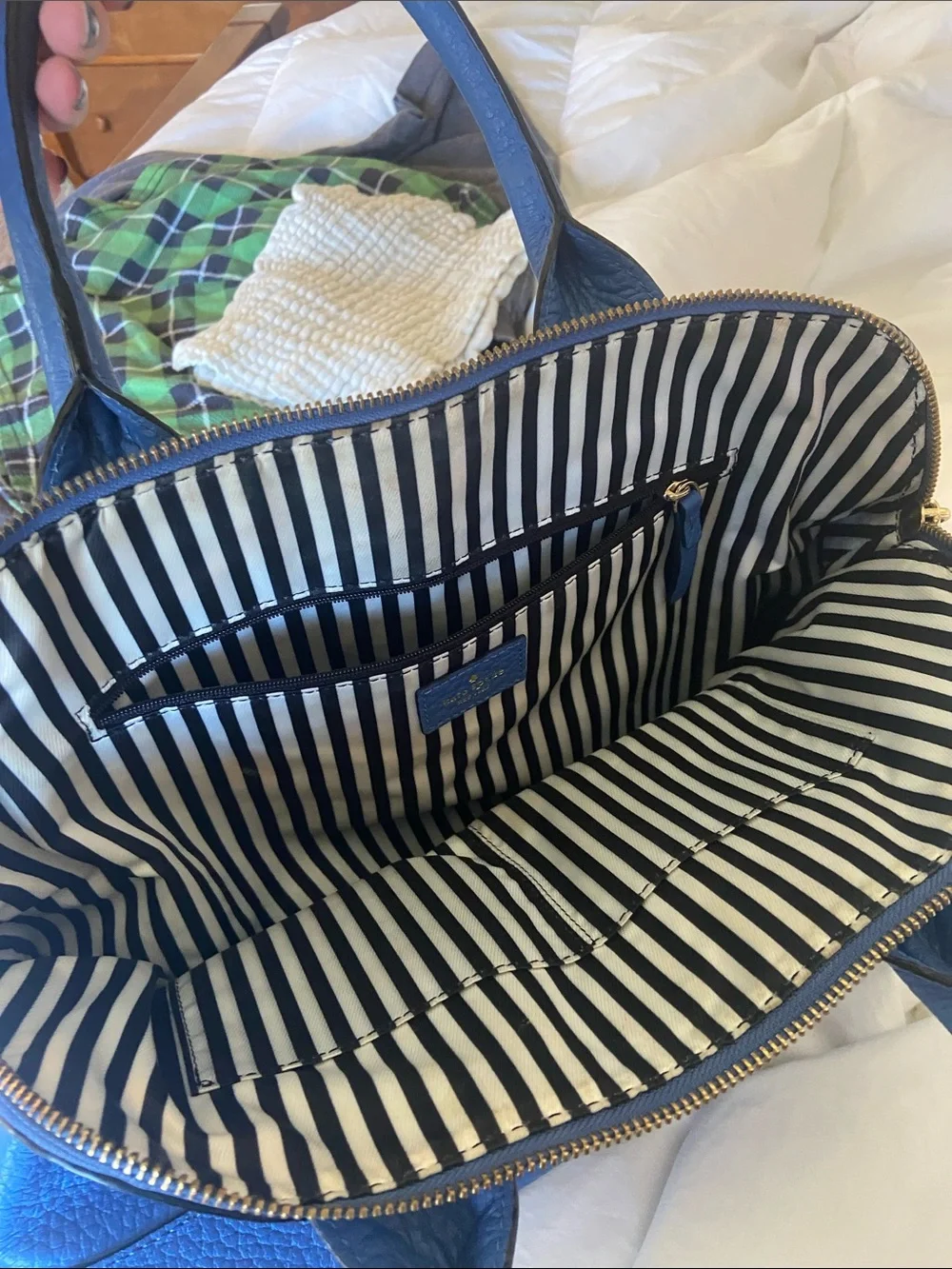 Blue Kate Spade Purse
